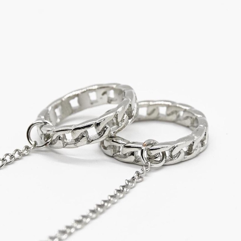 Edgy Chain Ring - Picture 2 of 4